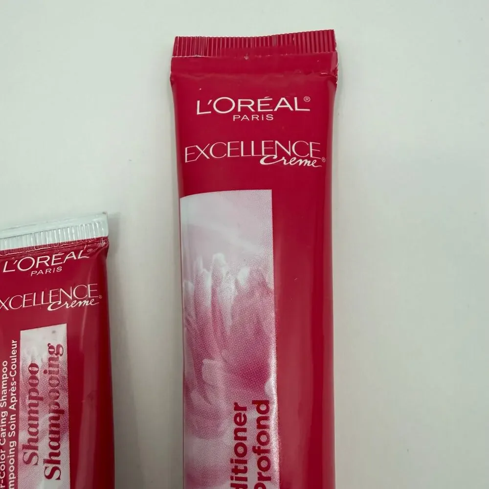 L'Oréal Paris Excellence Creme Hair Color After Caring Shampoo Deep Conditioner